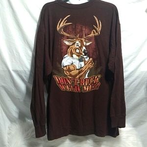 (X-50) SALE! Wright's Ultimate Sportsman Big Game Hunter Dont Buck With Me Tee
